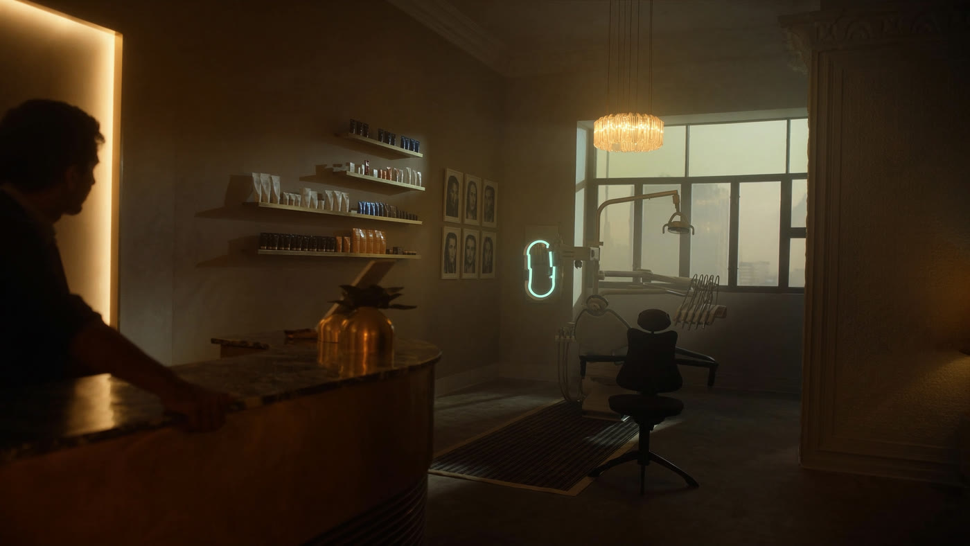 A premium dental clinic interior