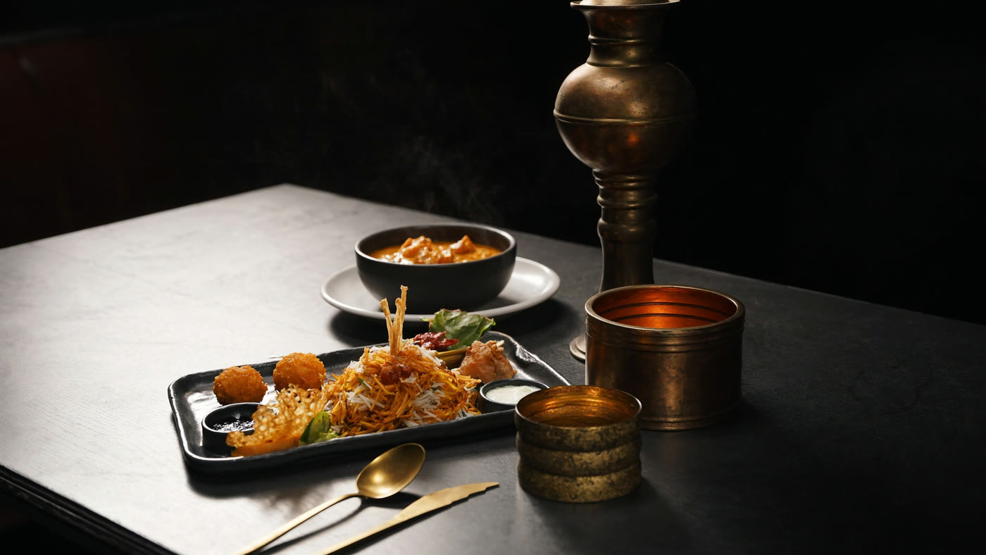 A premium restaurant dish